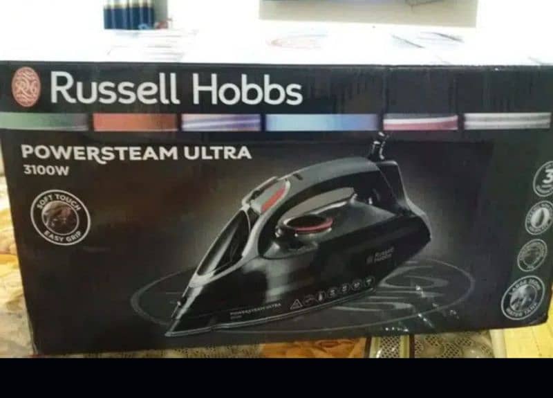 Russell Hobbs, steam iron. 0