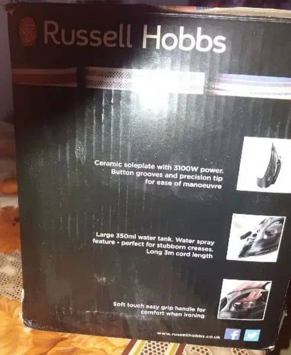 Russell Hobbs, steam iron. 5