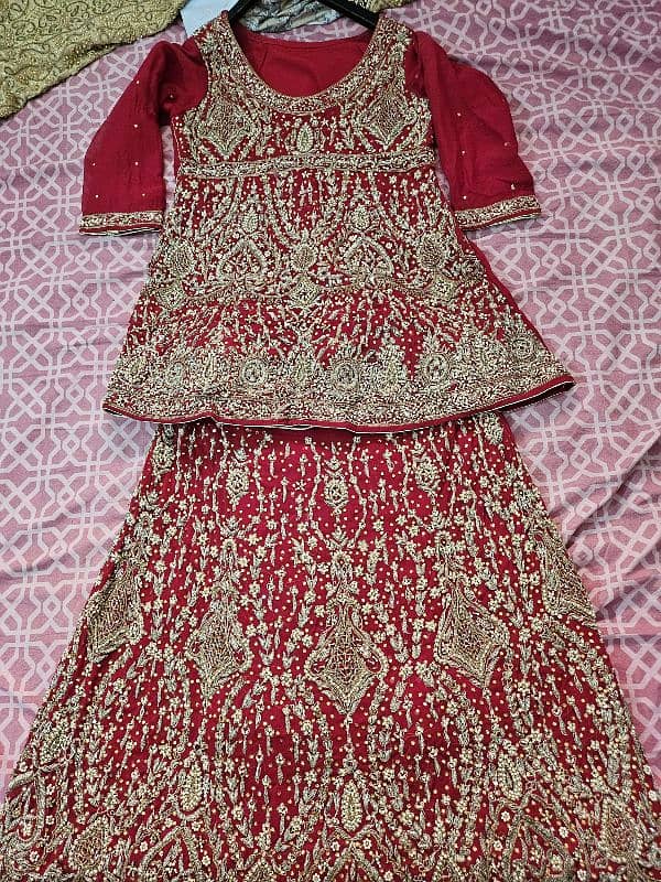 Sharara Maxi and sandal Small ( 1 time used ) 7