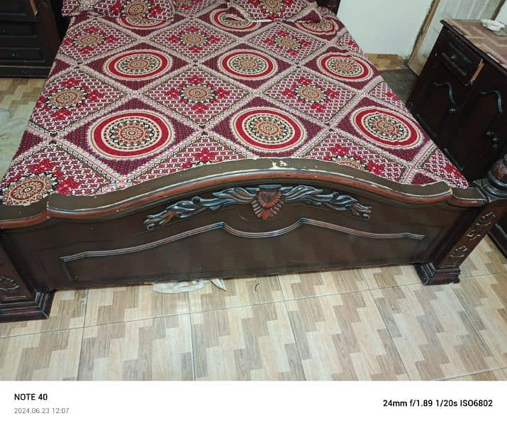 wooden bed dressing set table contact number 0321 727 8076 2