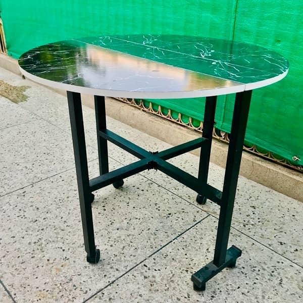 Folding Iron Table - 4 Person 0