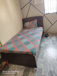 single bed with mattress in reasonable price