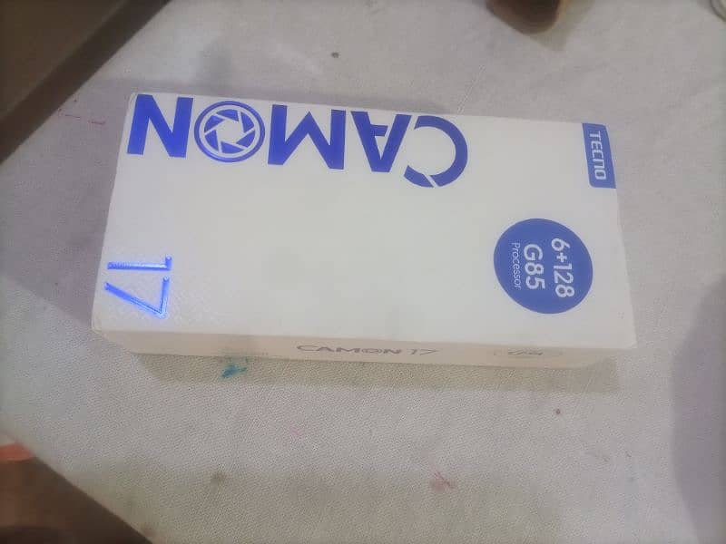 Tecno camon 17 6/128 with box 8