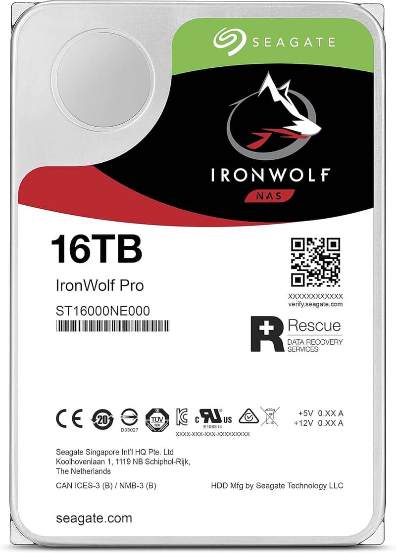 Seagate IronWolf Pro ST16000NE000 16 TB Hard Drive 0