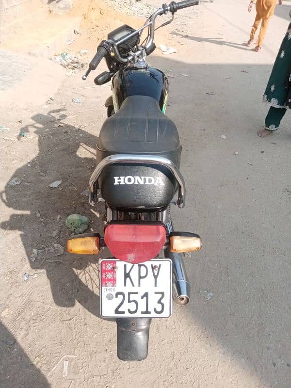 Honda 70cc 2023 model Karachi number 2