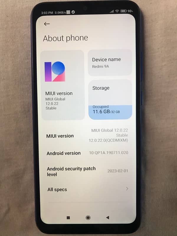 Redmi 9A 2/32gb Read Add 5