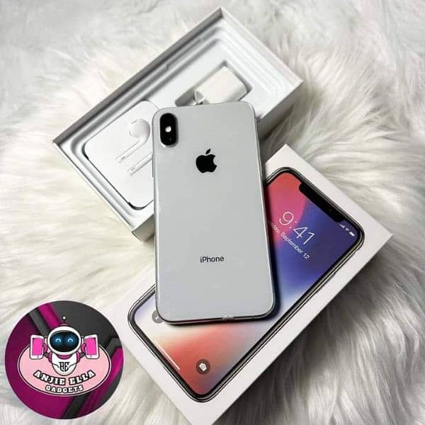 iphone x with complete box 0