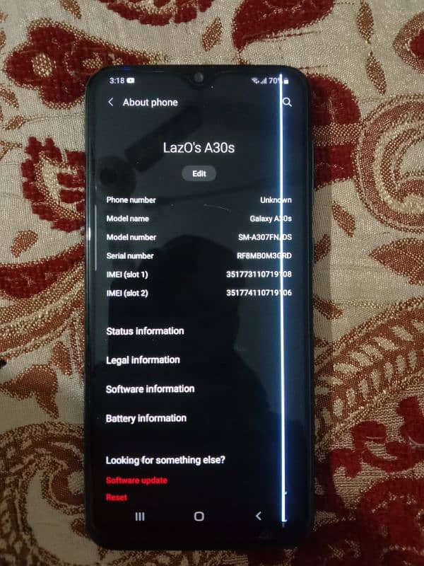 Samsung a30s 4gb/128gb urgent sale 2