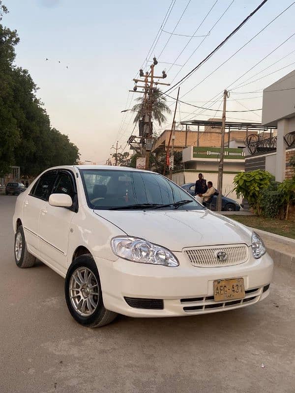 Toyota Corolla XLI 2002 White color 0