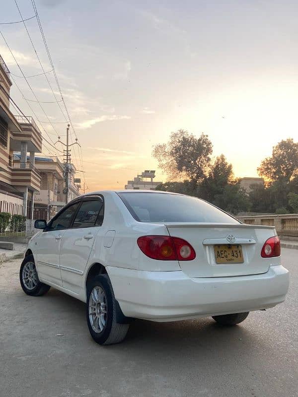 Toyota Corolla XLI 2002 White color 1