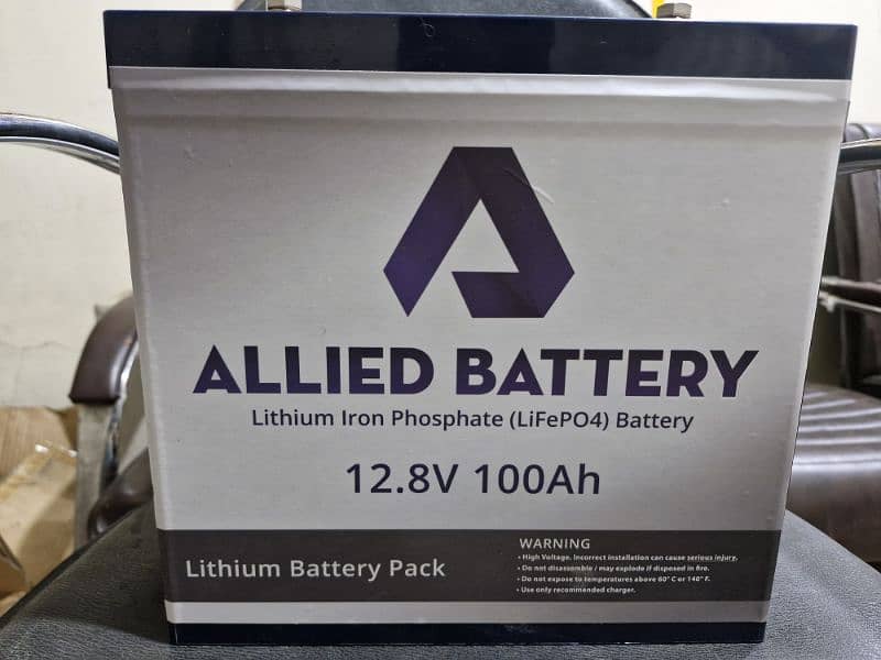 Allied Lithium Ion 12.8V 100ah battery 0