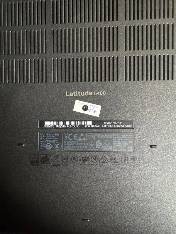 Dell latitude 5400 core i5 generation 8th 2