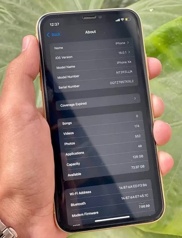 Iphone Xr 128GB PTA BLOCK 2