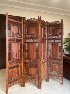 Shesham Wood Room Divider