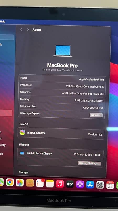 MacBook Pro 2018 TouchBar 6