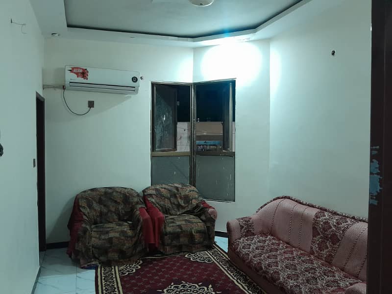 2 bed drawing Lounge 5th floor portion for rent with roof 4