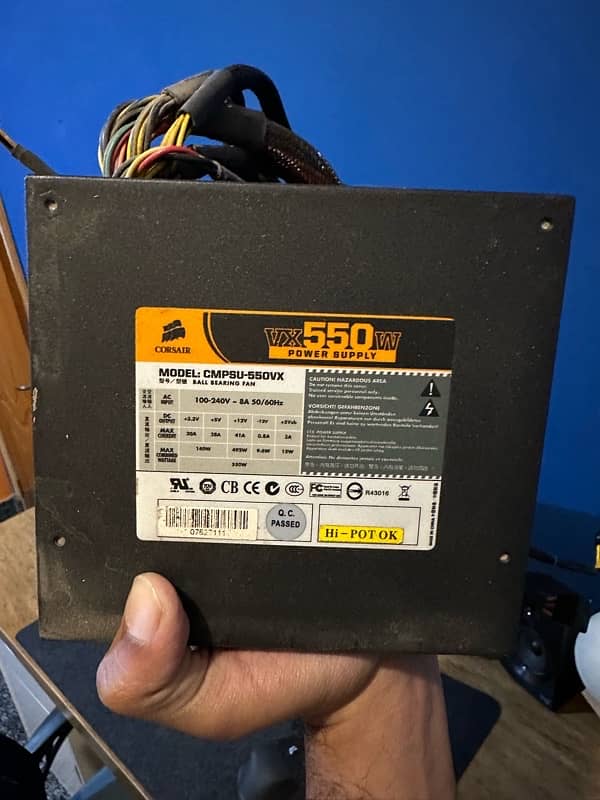 Corsair orignal 550 watt power supply 5