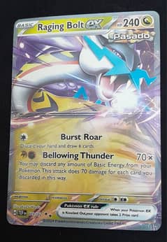 Pokémon card . Ranging Bolt ex . Ultra rare