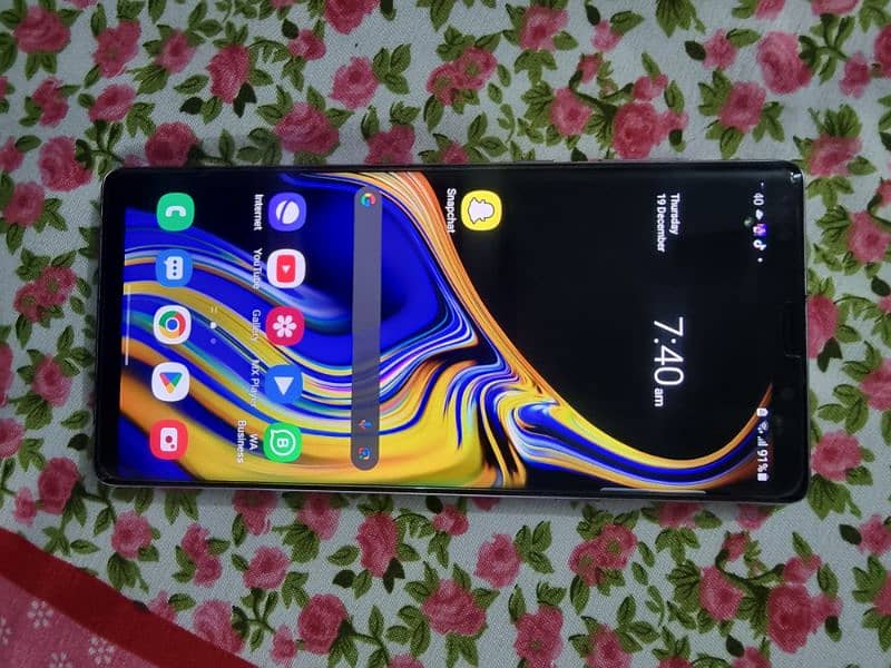 samsung note 9 8gb 512gb  side sa minor sa crack hain 4