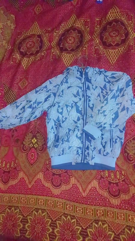 Stylish Blue Printed Hoodie for Boys 1