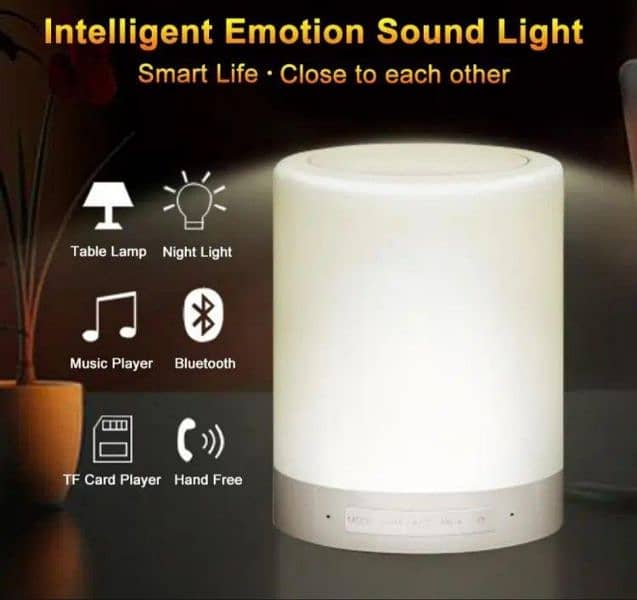 Touch lamp wireless speaker 4