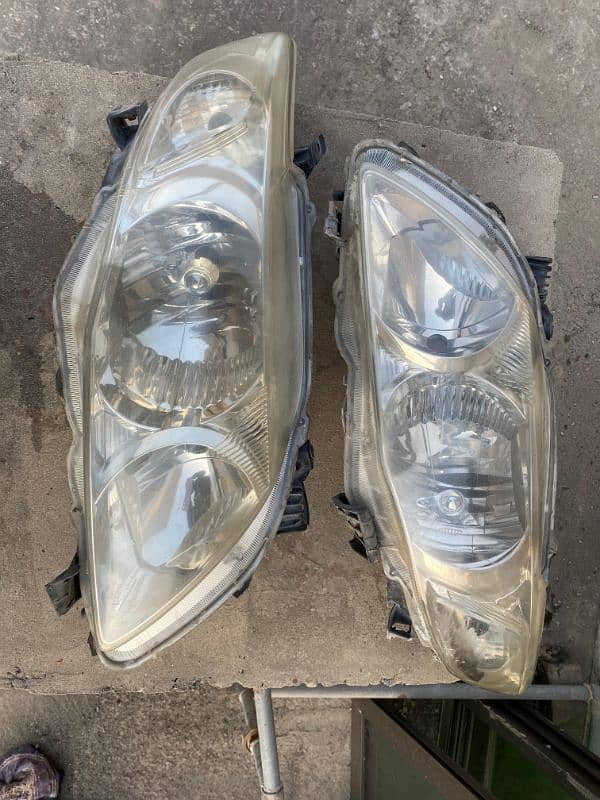 corolla 2009 front headlights 0