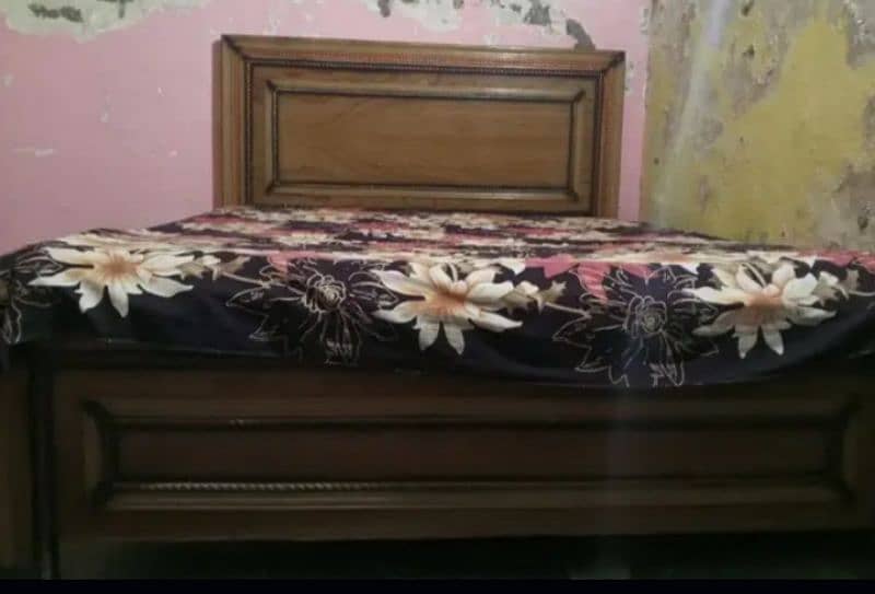 Wooden Bed 1