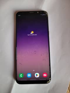 Samsung S8 plus Dual Sim PTA approved100% working back n front cracked