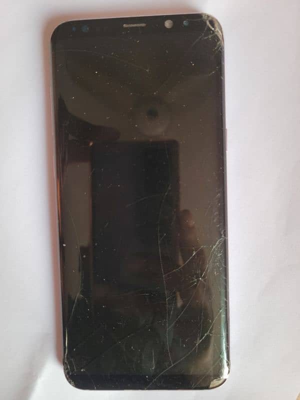 Samsung S8 plus Dual Sim PTA approved100% working back n front cracked 3