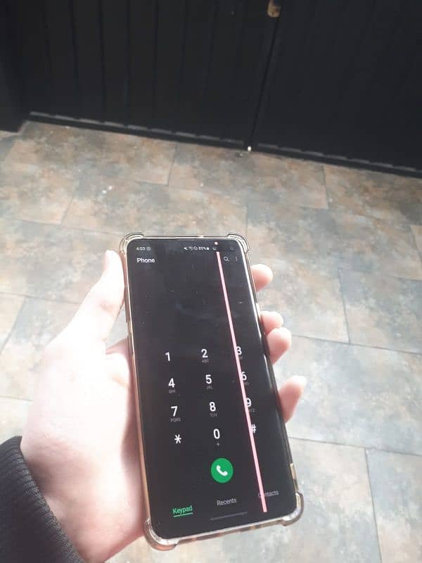 Samsung s10 5g 8 256 non pta screen line and back crack 2