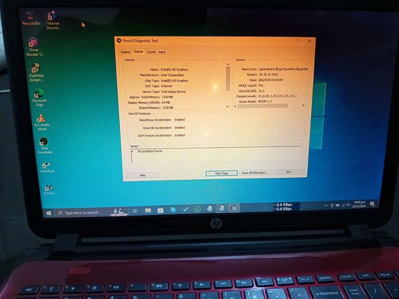 LAPTOP HP - COLOUR RED 4