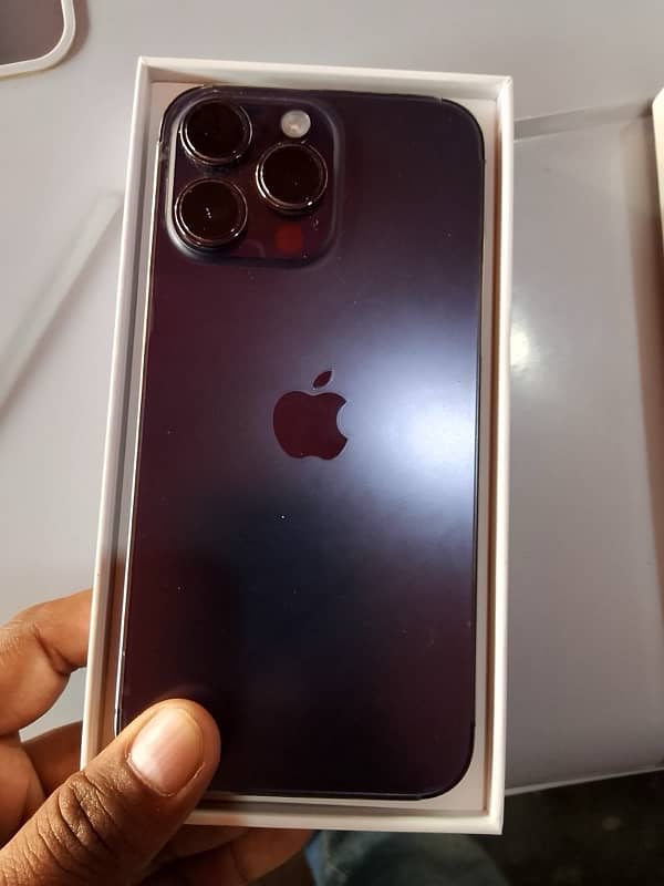 IPhone 14pro max deep purple phezical dual sim non pta 10/10 6