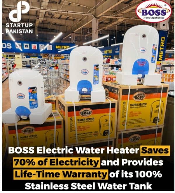 brand new condition Boss 15Litre Electric Water Geyser 11