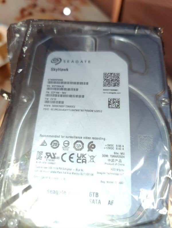 Seagate SkyHawk 6TB Brand new HardDisk 2