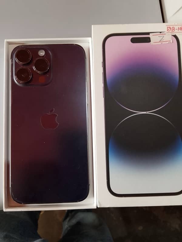 Iphone 14pro mx deep purple phizecal dual sim non pta 3