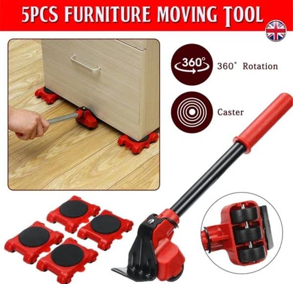 (5 In 1) Heavy Furniture Move Tool 2