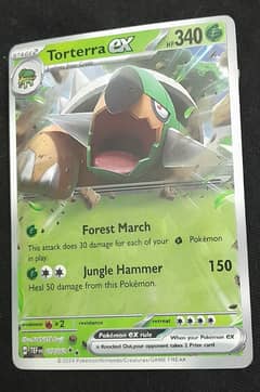 pokémon card. Torterra ex. Ultra rare