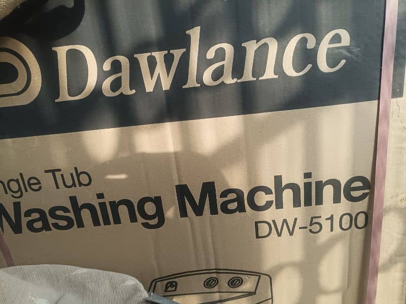 Dawlance washing machine 1