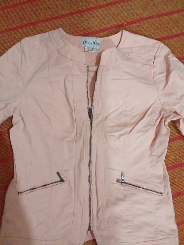 Trendy Light Pink Jacket - Stylish and Comfortable 3