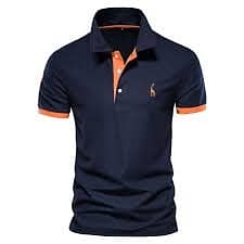 New Mens Polo Shirt T-Shirt Top Short Sleeve Contrast Colours S M L XL