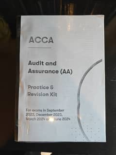 ACCA BPP Audit and Assurance practice and revision kit