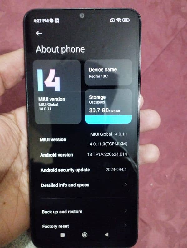 Redmi 13C  6GB  only phone. 1