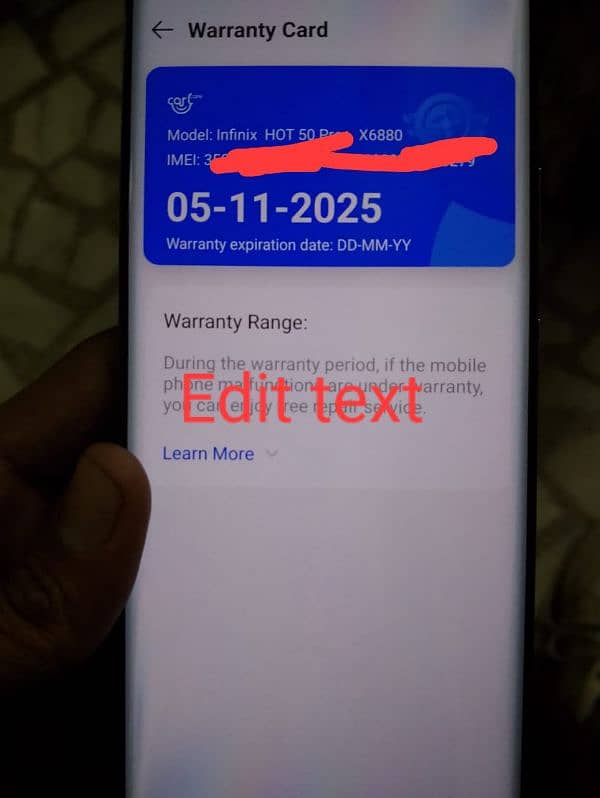 Infinix hot 50 pro plus 6