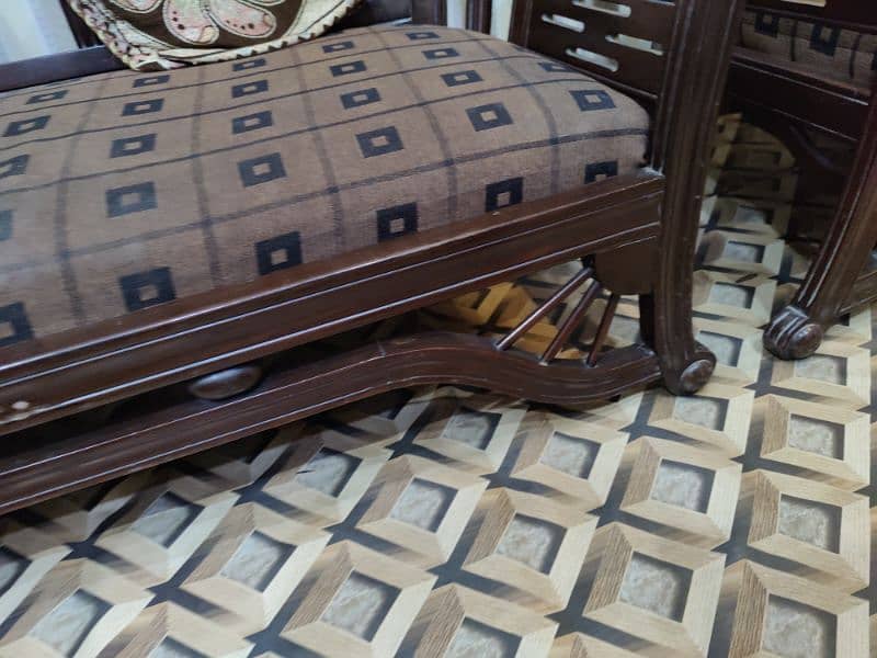 5 Seater Solid Wood Sofa Set 4