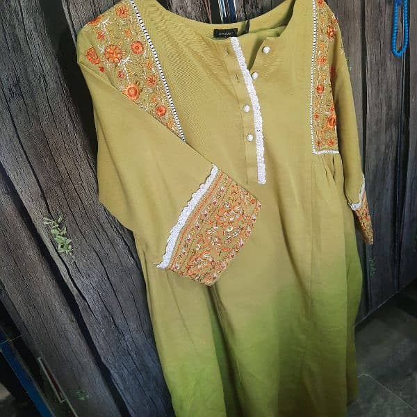 khaddar suit 2 pc 0