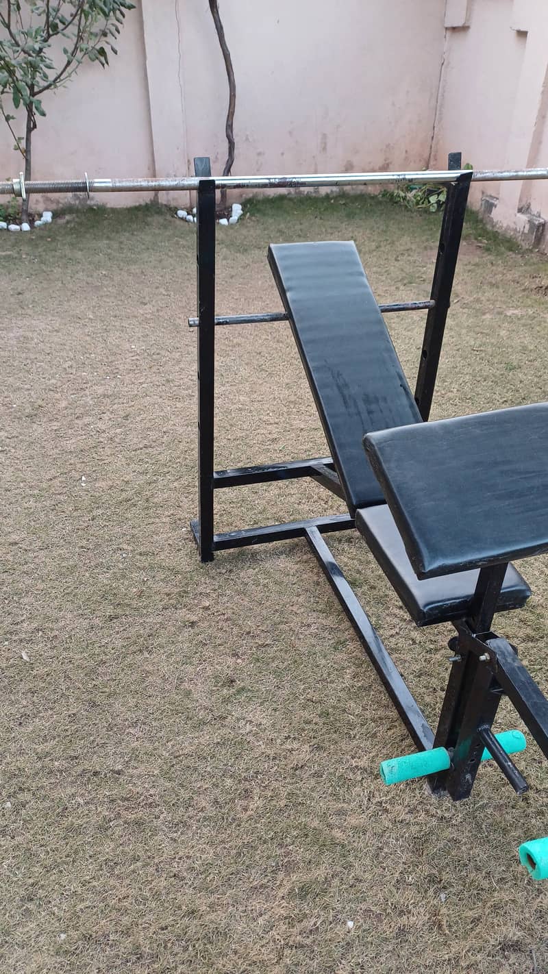 Heavy duty Bench press in Reasonable Price with Free ROD 4