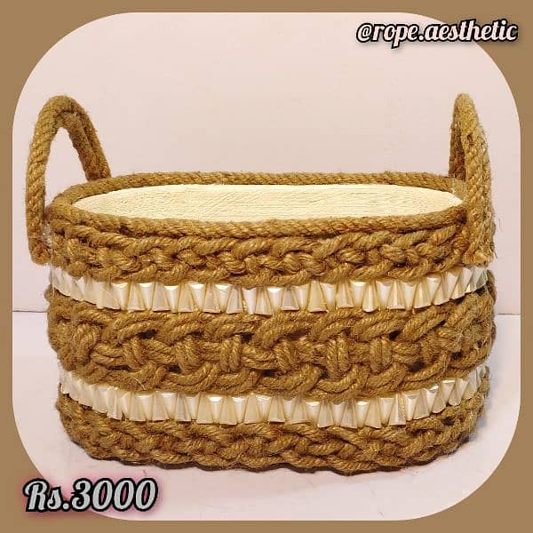 Handmade Rope Baskets 0