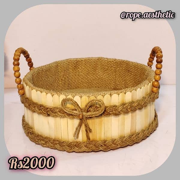 Handmade Rope Baskets 5