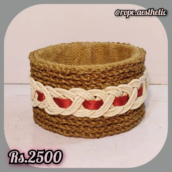 Handmade Rope Baskets 7