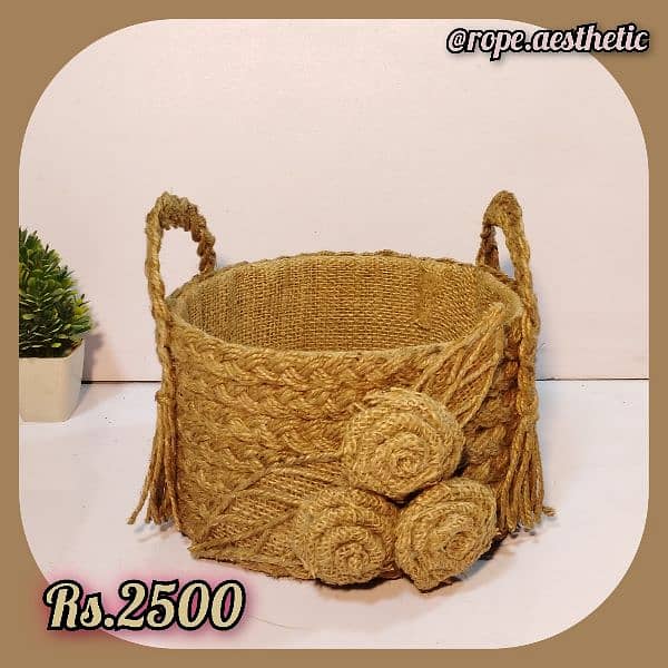 Handmade Rope Baskets 9